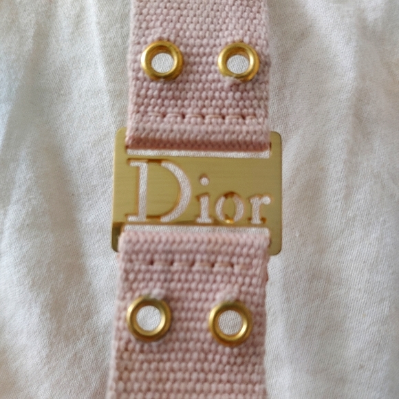 Christian Dior Canvas & Gold Hardware Bracelet - Picture 5 of 16